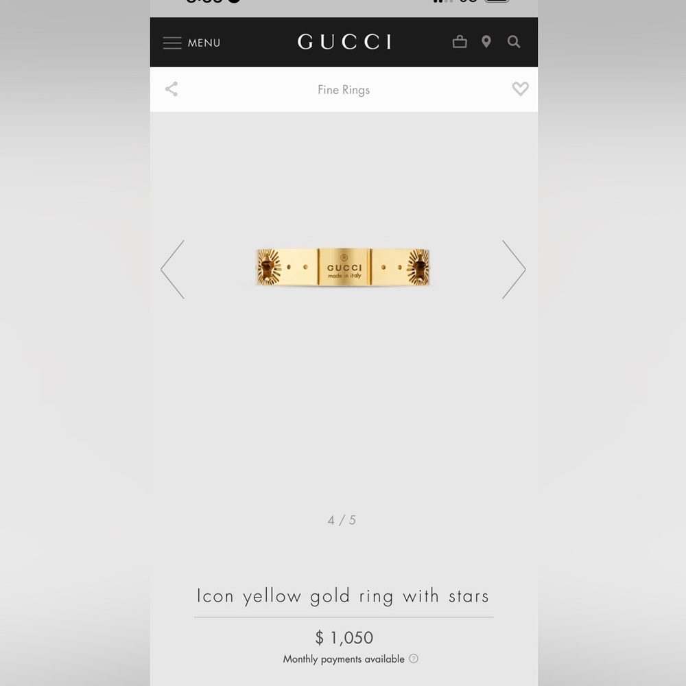gucci ring!